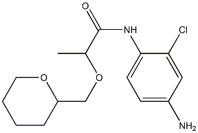 N-(4-amino-2-chlorophenyl)-2-(oxan-2-ylmethoxy)propanamide Structure