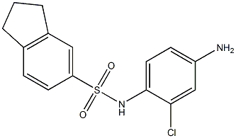 N-(4-amino-2-chlorophenyl)-2,3-dihydro-1H-indene-5-sulfonamide