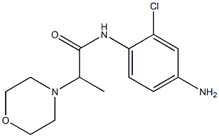 N-(4-amino-2-chlorophenyl)-2-morpholin-4-ylpropanamide|