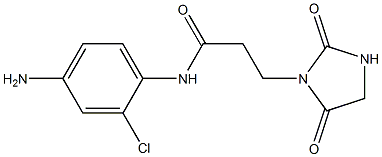 N-(4-amino-2-chlorophenyl)-3-(2,5-dioxoimidazolidin-1-yl)propanamide|