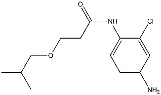 N-(4-amino-2-chlorophenyl)-3-(2-methylpropoxy)propanamide Struktur