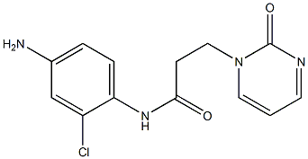 N-(4-amino-2-chlorophenyl)-3-(2-oxopyrimidin-1(2H)-yl)propanamide