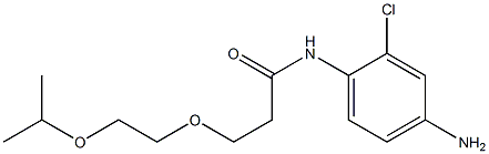 N-(4-amino-2-chlorophenyl)-3-[2-(propan-2-yloxy)ethoxy]propanamide,,结构式