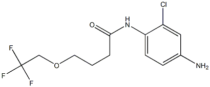 N-(4-amino-2-chlorophenyl)-4-(2,2,2-trifluoroethoxy)butanamide Struktur