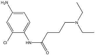 N-(4-amino-2-chlorophenyl)-4-(diethylamino)butanamide Struktur