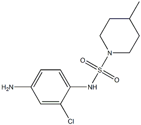 N-(4-amino-2-chlorophenyl)-4-methylpiperidine-1-sulfonamide Struktur