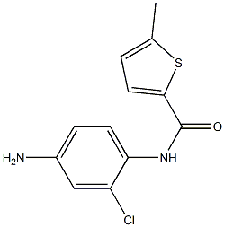 N-(4-amino-2-chlorophenyl)-5-methylthiophene-2-carboxamide 化学構造式