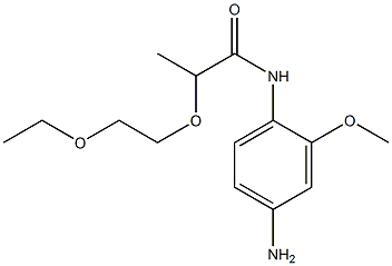 N-(4-amino-2-methoxyphenyl)-2-(2-ethoxyethoxy)propanamide|