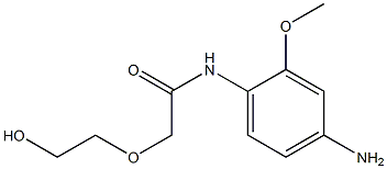 N-(4-amino-2-methoxyphenyl)-2-(2-hydroxyethoxy)acetamide Structure