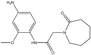 N-(4-amino-2-methoxyphenyl)-2-(2-oxoazepan-1-yl)acetamide Structure