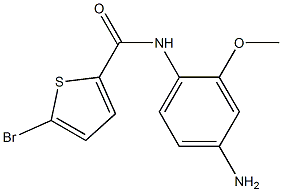 N-(4-amino-2-methoxyphenyl)-5-bromothiophene-2-carboxamide Struktur