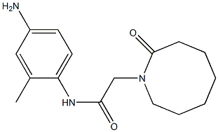 N-(4-amino-2-methylphenyl)-2-(2-oxoazocan-1-yl)acetamide