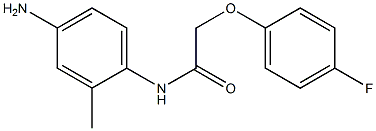 N-(4-amino-2-methylphenyl)-2-(4-fluorophenoxy)acetamide Struktur