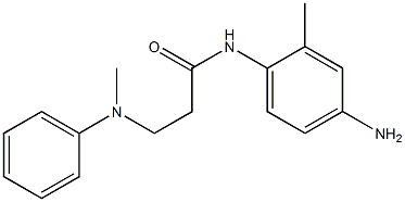 N-(4-amino-2-methylphenyl)-3-[methyl(phenyl)amino]propanamide