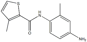N-(4-amino-2-methylphenyl)-3-methylthiophene-2-carboxamide 结构式