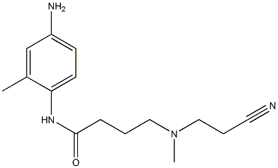 N-(4-amino-2-methylphenyl)-4-[(2-cyanoethyl)(methyl)amino]butanamide
