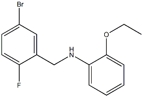 N-[(5-bromo-2-fluorophenyl)methyl]-2-ethoxyaniline Structure
