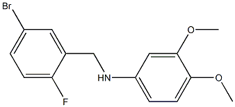  N-[(5-bromo-2-fluorophenyl)methyl]-3,4-dimethoxyaniline