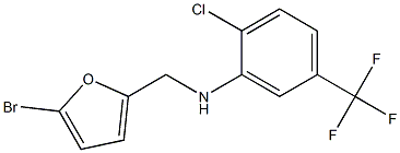 N-[(5-bromofuran-2-yl)methyl]-2-chloro-5-(trifluoromethyl)aniline|