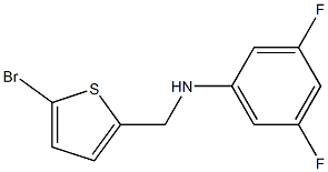  N-[(5-bromothiophen-2-yl)methyl]-3,5-difluoroaniline