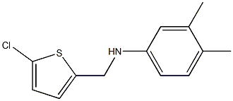 N-[(5-chlorothiophen-2-yl)methyl]-3,4-dimethylaniline Struktur