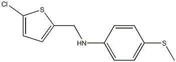  N-[(5-chlorothiophen-2-yl)methyl]-4-(methylsulfanyl)aniline