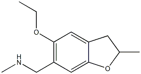 N-[(5-ethoxy-2-methyl-2,3-dihydro-1-benzofuran-6-yl)methyl]-N-methylamine Structure