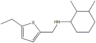N-[(5-ethylthiophen-2-yl)methyl]-2,3-dimethylcyclohexan-1-amine Structure