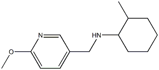 N-[(6-methoxypyridin-3-yl)methyl]-2-methylcyclohexan-1-amine 化学構造式