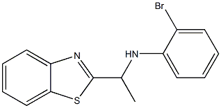 N-[1-(1,3-benzothiazol-2-yl)ethyl]-2-bromoaniline Structure