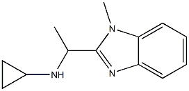 N-[1-(1-methyl-1H-benzimidazol-2-yl)ethyl]cyclopropanamine