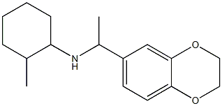 N-[1-(2,3-dihydro-1,4-benzodioxin-6-yl)ethyl]-2-methylcyclohexan-1-amine 结构式