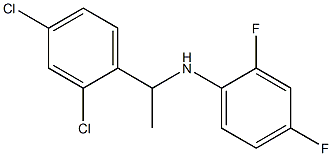 N-[1-(2,4-dichlorophenyl)ethyl]-2,4-difluoroaniline Struktur