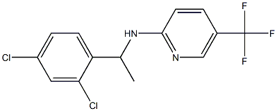  N-[1-(2,4-dichlorophenyl)ethyl]-5-(trifluoromethyl)pyridin-2-amine