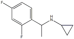 N-[1-(2,4-difluorophenyl)ethyl]cyclopropanamine Structure