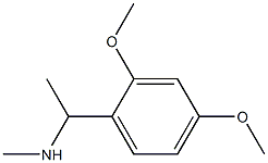 N-[1-(2,4-dimethoxyphenyl)ethyl]-N-methylamine Structure