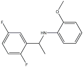 N-[1-(2,5-difluorophenyl)ethyl]-2-methoxyaniline Structure