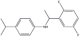 N-[1-(2,5-difluorophenyl)ethyl]-4-(propan-2-yl)aniline