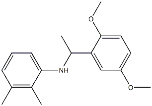 N-[1-(2,5-dimethoxyphenyl)ethyl]-2,3-dimethylaniline,,结构式