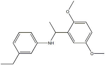  N-[1-(2,5-dimethoxyphenyl)ethyl]-3-ethylaniline