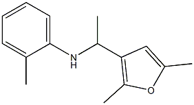 N-[1-(2,5-dimethylfuran-3-yl)ethyl]-2-methylaniline Structure