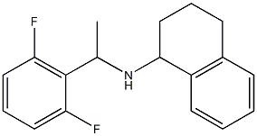 N-[1-(2,6-difluorophenyl)ethyl]-1,2,3,4-tetrahydronaphthalen-1-amine Structure