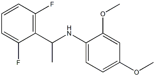 N-[1-(2,6-difluorophenyl)ethyl]-2,4-dimethoxyaniline Structure