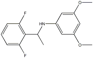 N-[1-(2,6-difluorophenyl)ethyl]-3,5-dimethoxyaniline Structure