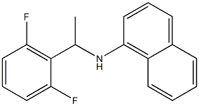 N-[1-(2,6-difluorophenyl)ethyl]naphthalen-1-amine Struktur