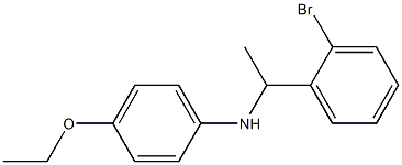 N-[1-(2-bromophenyl)ethyl]-4-ethoxyaniline Structure