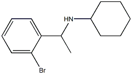 N-[1-(2-bromophenyl)ethyl]cyclohexanamine Structure