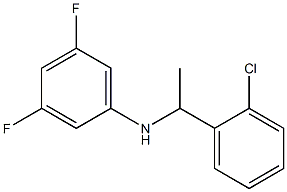 N-[1-(2-chlorophenyl)ethyl]-3,5-difluoroaniline Structure