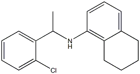 N-[1-(2-chlorophenyl)ethyl]-5,6,7,8-tetrahydronaphthalen-1-amine Structure