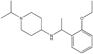 N-[1-(2-ethoxyphenyl)ethyl]-1-(propan-2-yl)piperidin-4-amine Struktur